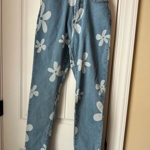 SHEIN Light Blue Denim Jeans
